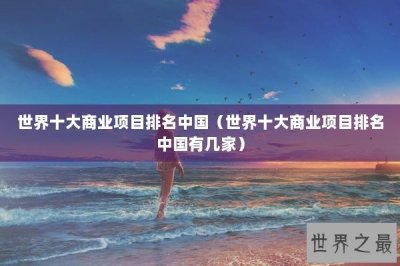 ​世界十大商业项目排名中国（世界十大商业项目排名中国有几家）