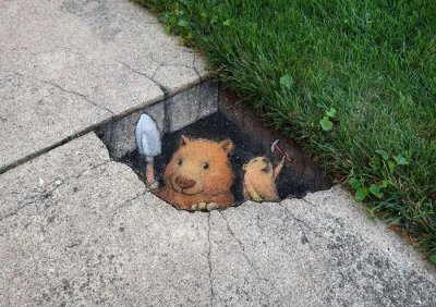 他是最好玩的街头画家,用简单的小涂鸦,让100多万人追随