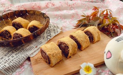 ​【驴打滚】的做法+配方，老北京名的美味小吃（附红豆沙做法）