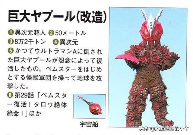 泰罗奥特曼第6集的怪物（剧场版奥特物语宇宙人怪兽图鉴敌役）(37)