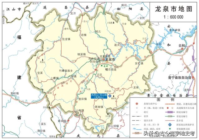 浙江县市地图（浙江省各市县地图）(57)