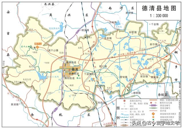 浙江县市地图（浙江省各市县地图）(28)