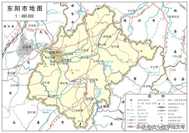 浙江县市地图（浙江省各市县地图）(43)