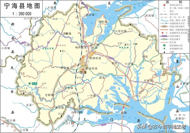 浙江县市地图（浙江省各市县地图）(71)