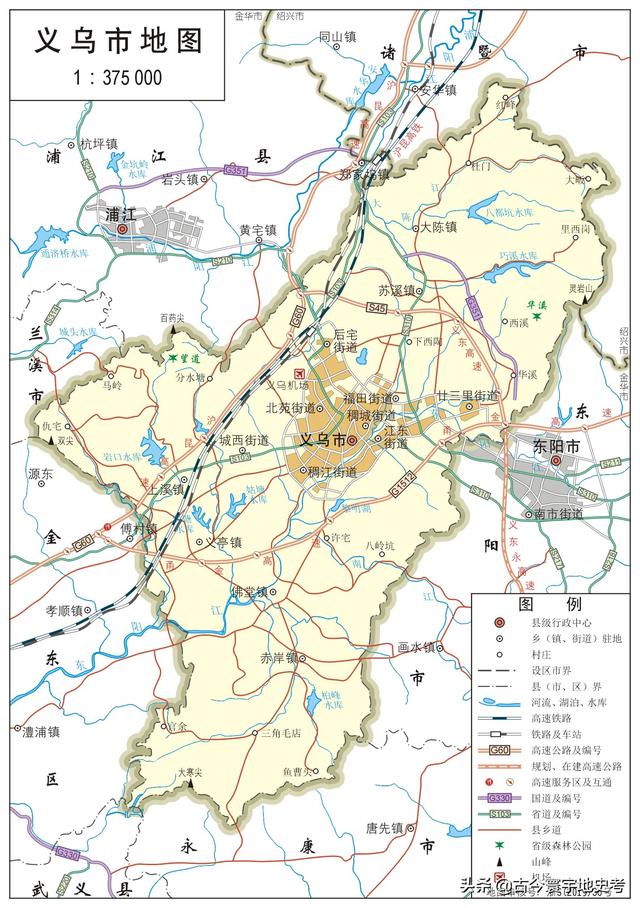 浙江县市地图（浙江省各市县地图）(49)