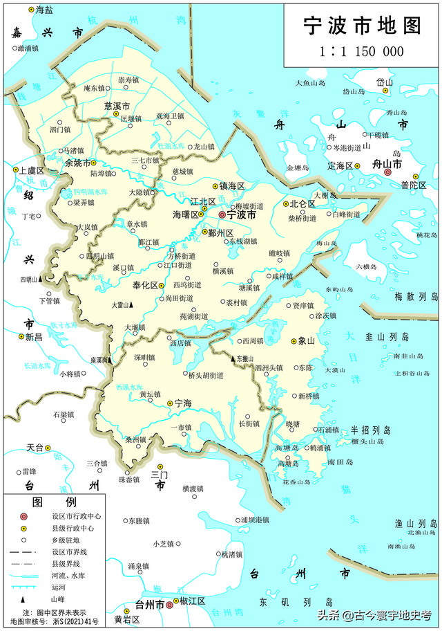 浙江县市地图（浙江省各市县地图）(64)