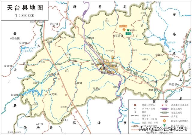 浙江县市地图（浙江省各市县地图）(102)
