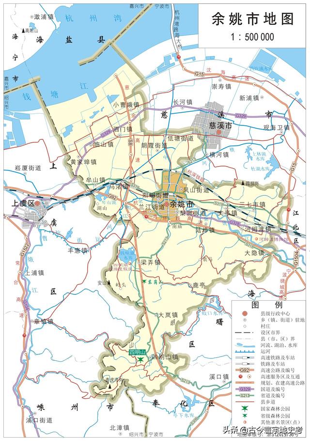 浙江县市地图（浙江省各市县地图）(74)