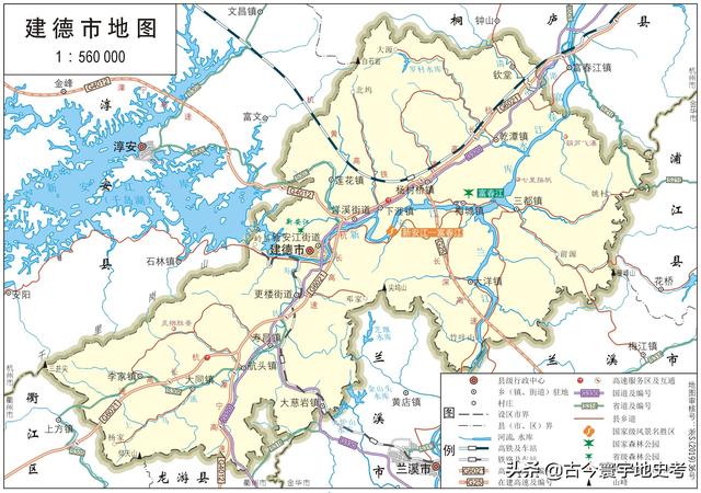 浙江县市地图（浙江省各市县地图）(13)