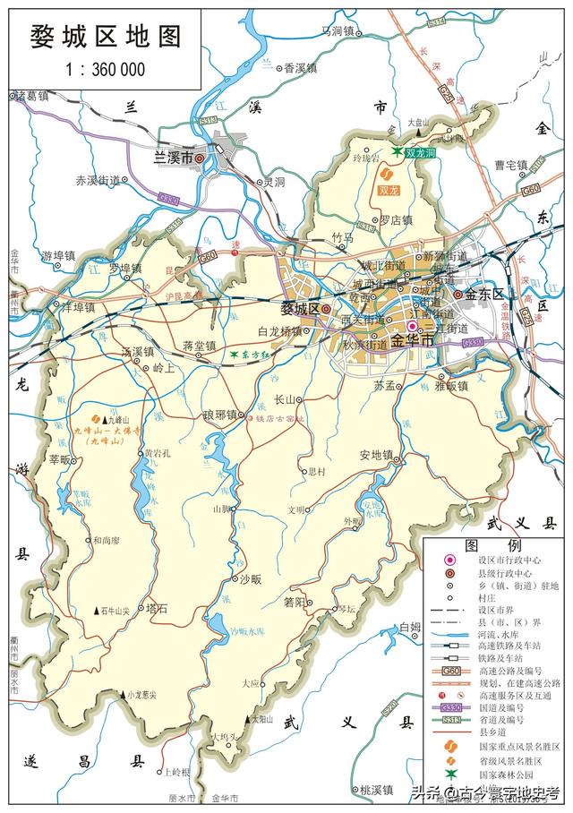 浙江县市地图（浙江省各市县地图）(48)
