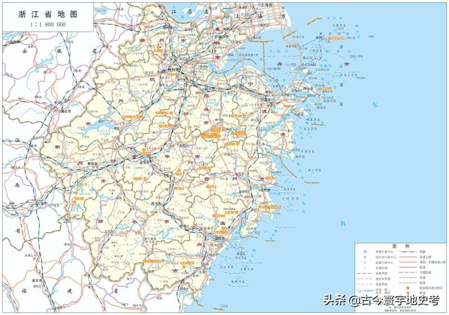 浙江县市地图（浙江省各市县地图）(3)