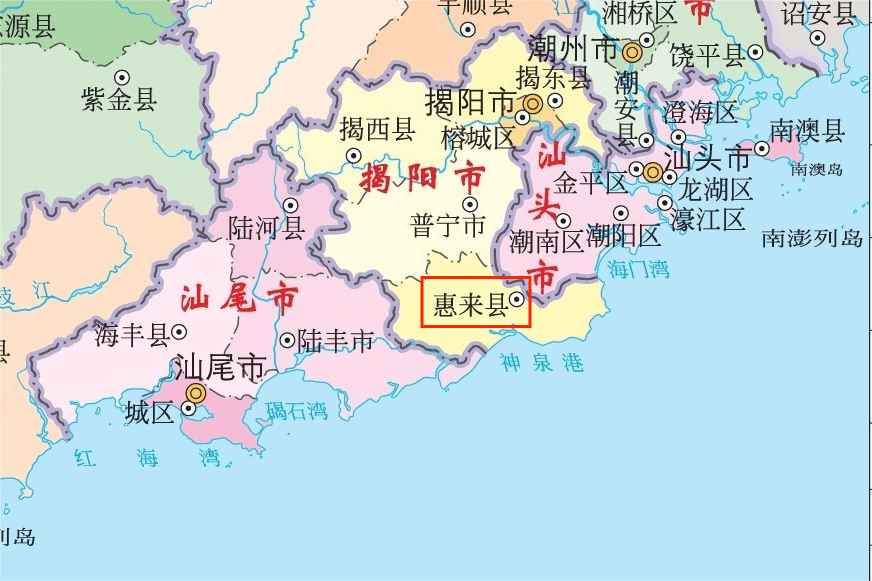 广东省哪个县面积最小(广东面积最小的十个县)