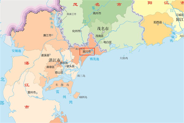 广东省哪个县面积最小(广东面积最小的十个县)