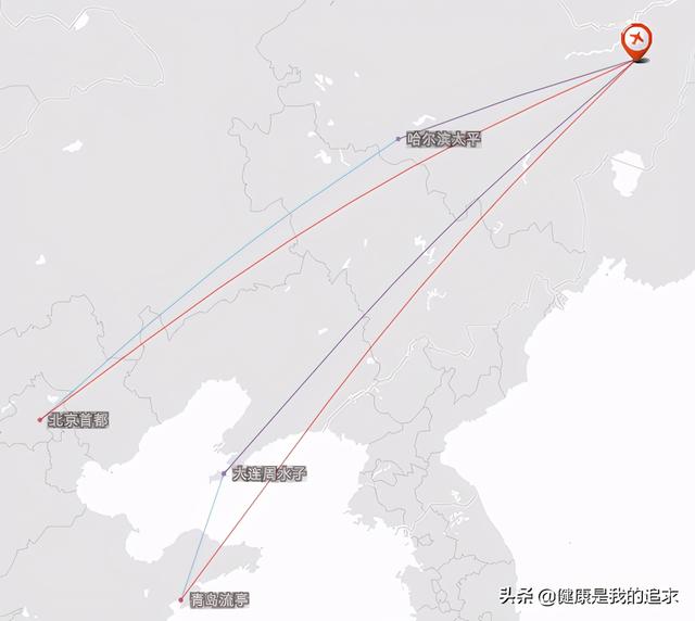 黑龙江10大机场（黑龙江省13个通航机场航线图）(13)