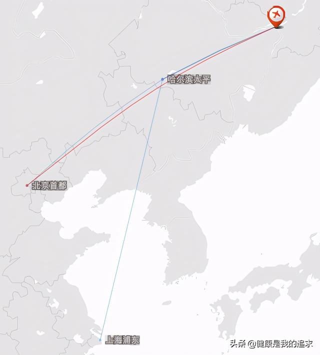 黑龙江10大机场（黑龙江省13个通航机场航线图）(11)