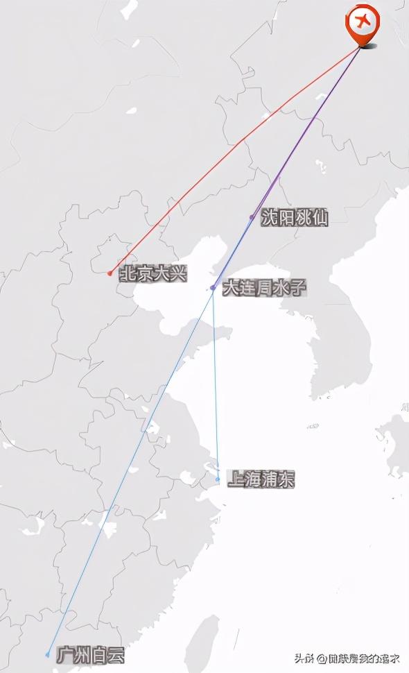 黑龙江10大机场（黑龙江省13个通航机场航线图）(8)