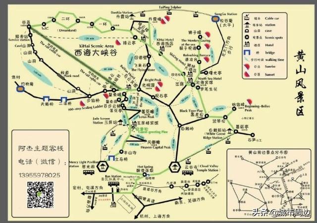 黄山旅游路线图高清大图（黄山旅游攻略）(6)