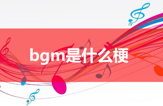 网络上bgm是什么意思 自带bgm的人