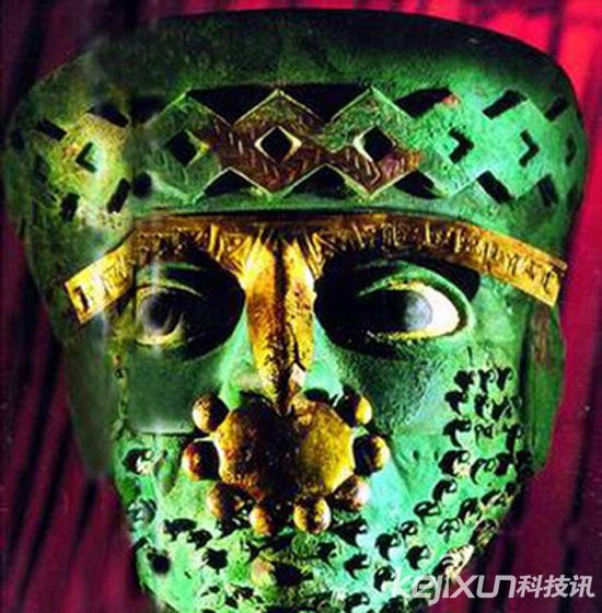 盘点:那些稀世罕见陪葬珍宝 西潘王墓葬纯金面具