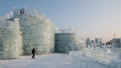 ​今天哈尔滨下大雪了