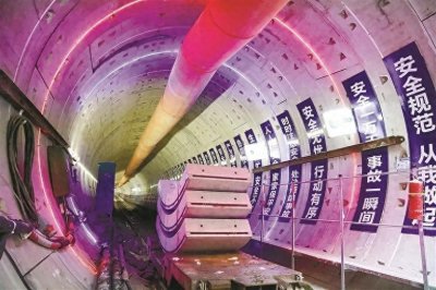 ​大连地铁4号线冬日施工稳步推进