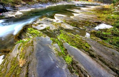 ​十堰竹溪一景:泉溪石板河