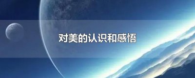 ​对美的认识和感悟