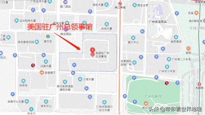 ​美国驻华领事馆有5个，你知道分别哪些城市？