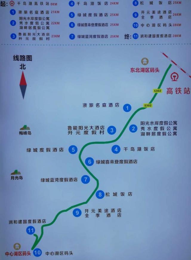 杭州到千岛湖高铁自由行简明攻略路线图（杭州到千岛湖高铁自由行简明攻略）(4)