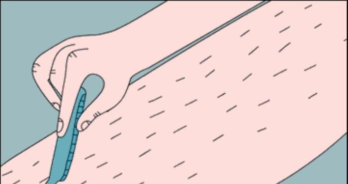 寒毛越刮越粗吗