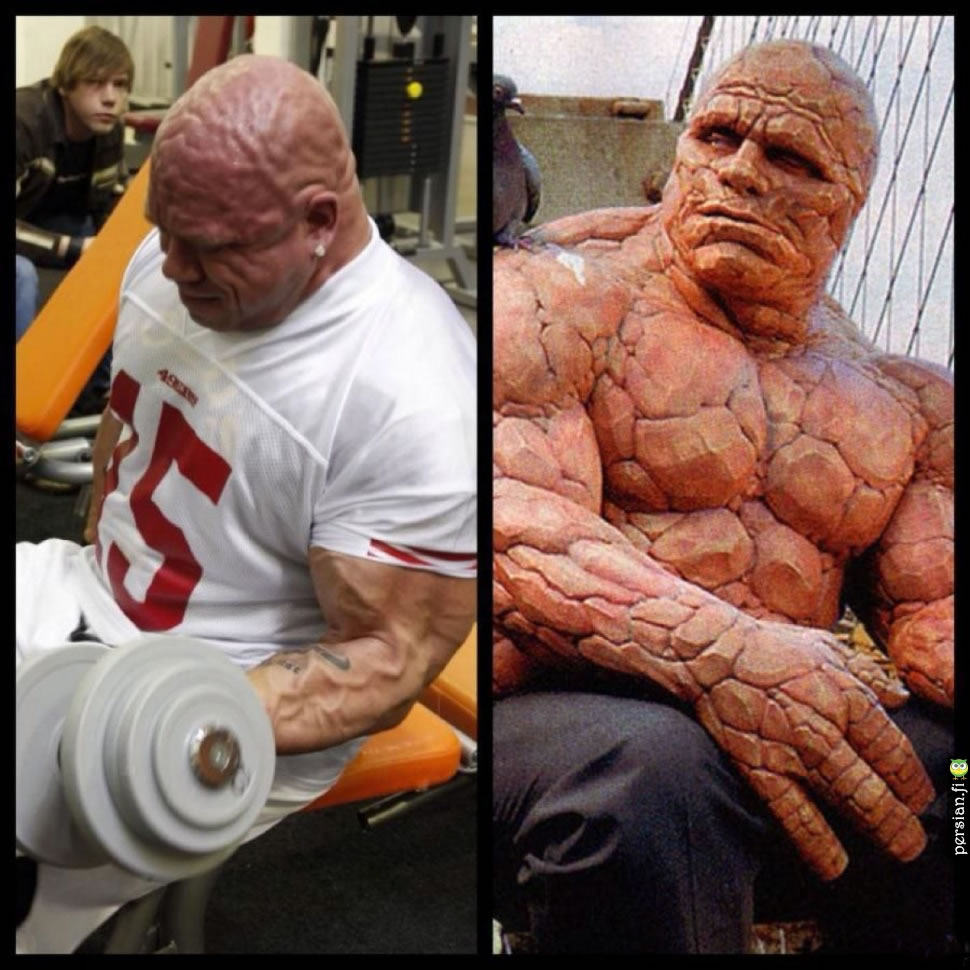 世界上肌肉最发达的人,你万万想不到练成