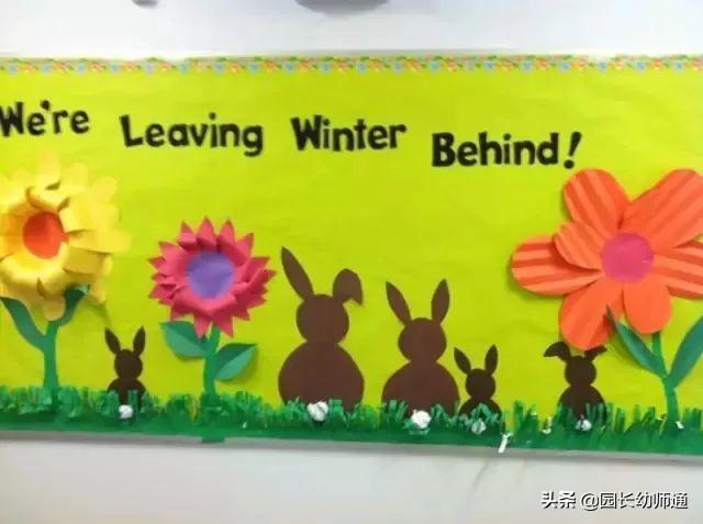 幼儿园中班环创主题墙简单大气（幼儿园环创主题墙及楼道）(9)