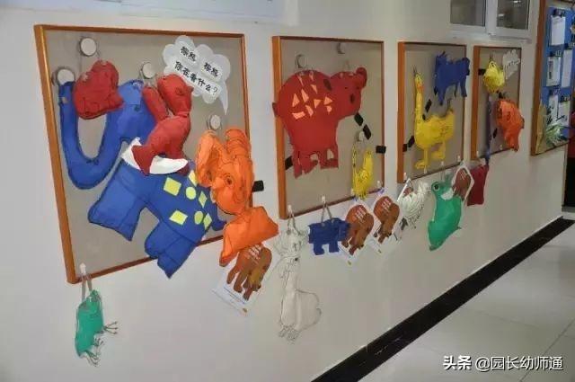 幼儿园中班环创主题墙简单大气（幼儿园环创主题墙及楼道）(36)