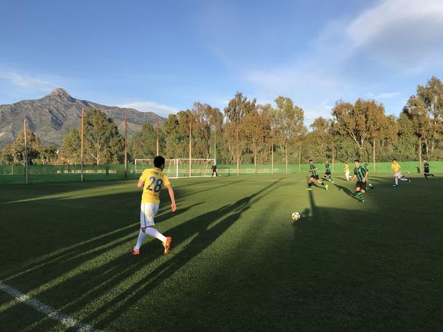 叶尔凡首秀抢眼！热血苏宁全华班1比1战平欧罗巴FC！