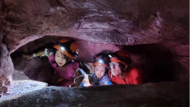 女生喜欢双指探洞吗 室内探洞、综合攀登、飞拉达(12)