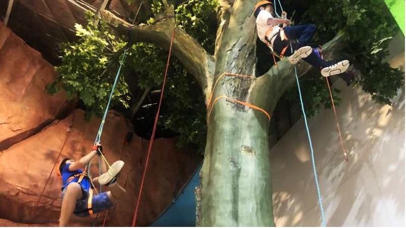 女生喜欢双指探洞吗 室内探洞、综合攀登、飞拉达(16)