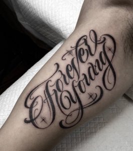 ​花体字纹身图案分享