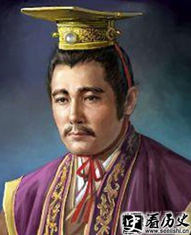 赵惠文王漫画像