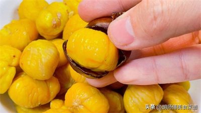 ​原来板栗去壳这么简单快速，教你一招，1秒钟剥一个，还不伤指甲