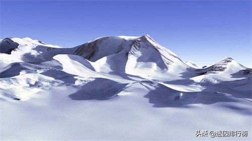 世界七大洲最高山峰高度排名，第七名和第一名相差3800米