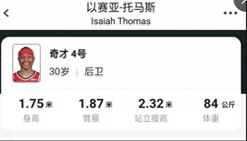真以为普通人能打NBA？看了小托马斯体测数据 你自然有答案