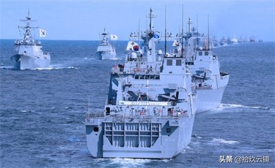 ​韩国海军有多强？170多艘舰艇、20万吨排水量，实力不容小觑