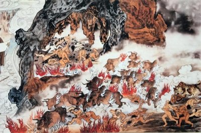 ​地狱有哪些酷刑？唐代《地狱变相图》揭秘十八层地狱的谜团！