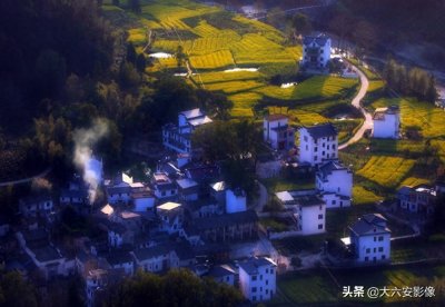 ​石潭古村油菜花开如仙境，摄影人眼中的春天，是一首诗一幅画