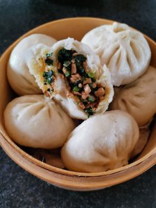 ​萝卜樱豆腐素馅包这样做，简单美味！