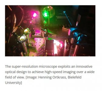 ​研究人员开发新型荧光显微镜：更适用于观测活体细胞