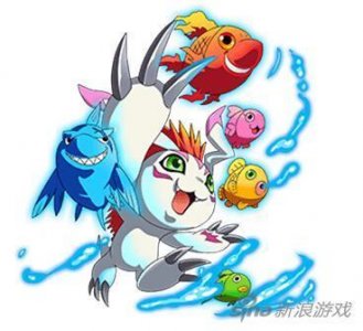 ​《进化吧数码兽》哥玛兽图鉴介绍 水中宠儿