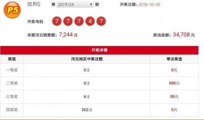 ​中国河北，黑龙江，湖北，河南地方福利彩票10.30开奖公告