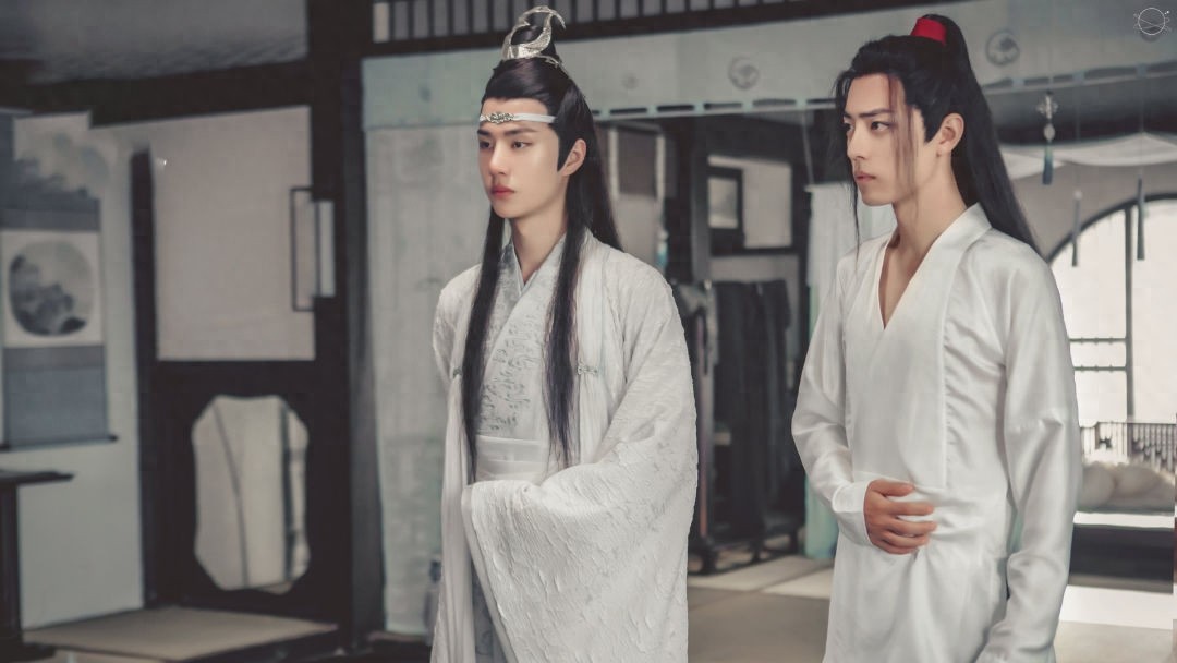 一组《陈情令》蓝忘机和魏无羡高清无水印壁纸，喜欢赶紧保存吧