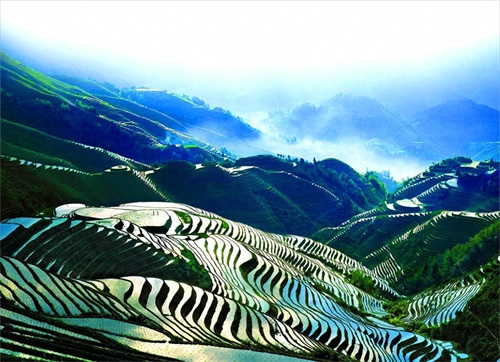 梯田世界之冠——桂林龙脊梯田